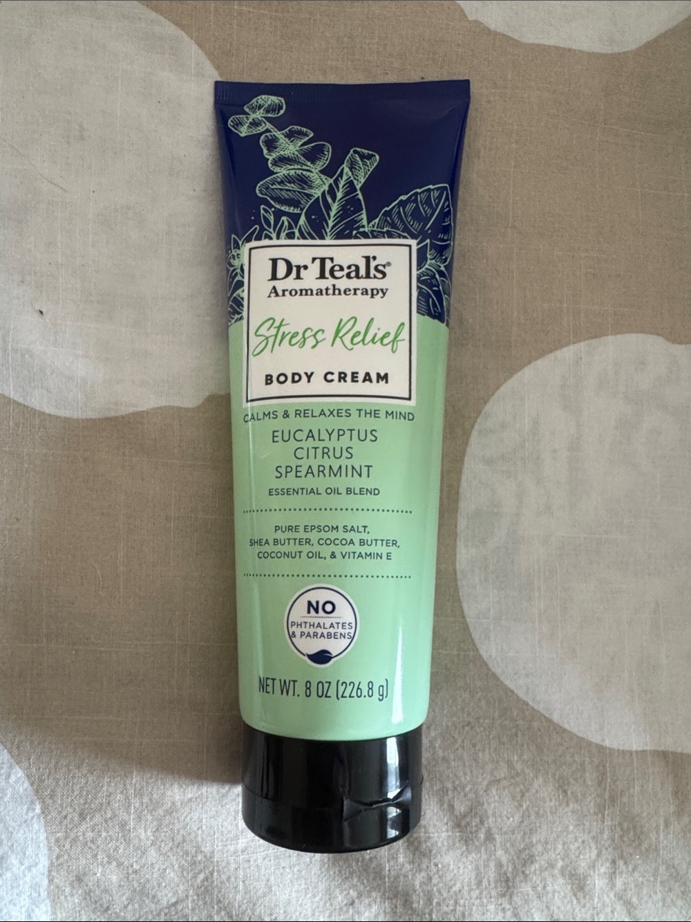 Dr Teal's Stress Relief Body Cream — Mint Green